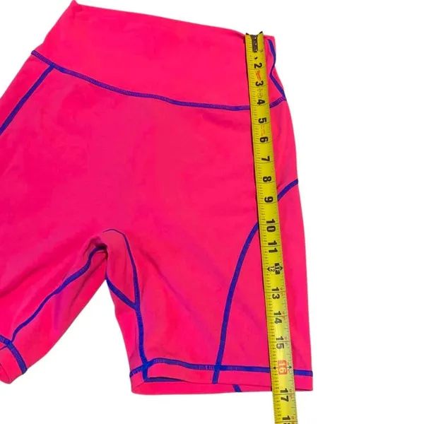 Buffbunny Legacy Shorts Womens Pink Miami Vice High Waist Biker Athletic Core - Image 5
