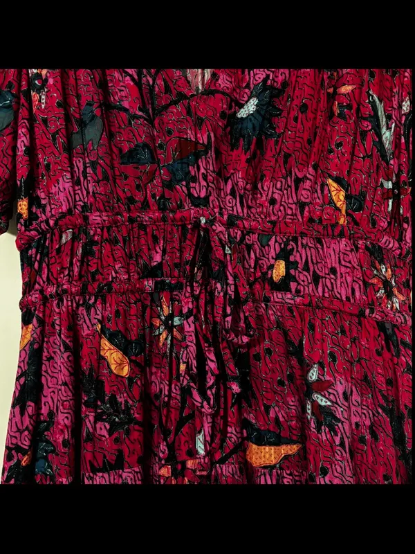Ulla Johnson Thelma Tiered Puff-Sleeve Midi Dress Size 6 - Image 4