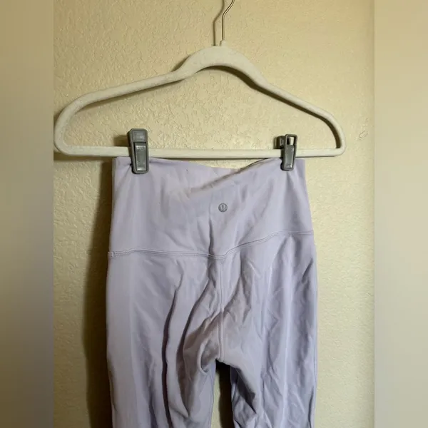 Lululemon align High-rise pant 28”‎ in lilac ether size 6 - Image 4
