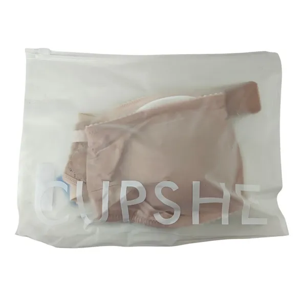 Cupshe Front Hook Strapless Bra Beige Small - Image 4