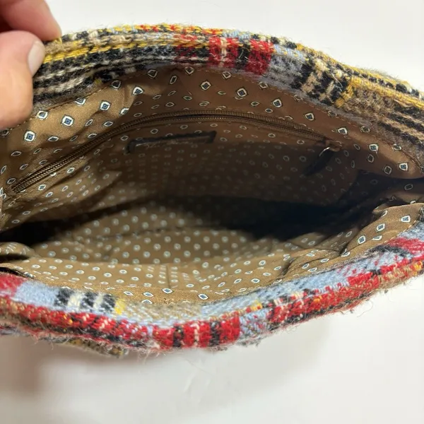 Vera Bradley Highland Plaid Crossbody/Shoulder Handbag Purse - Image 6