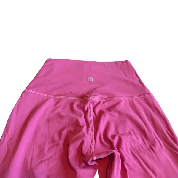 Lululemon High Waisted Full Length Leggings Pink Stretch Comfort Luxury Size 2 - Image 7