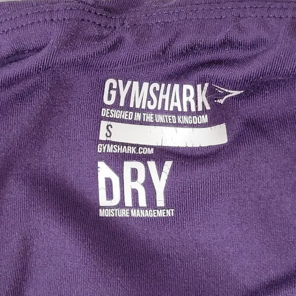 Gymshark‎ Dry Moisture Management Purple Leggings Size S - Image 7