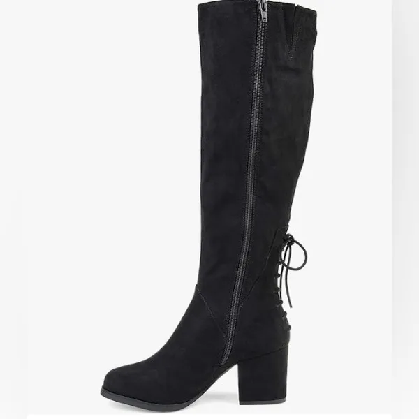 Lee JOURNEE Collection Leeds Black Knee High Boots Size 9 - Image 2