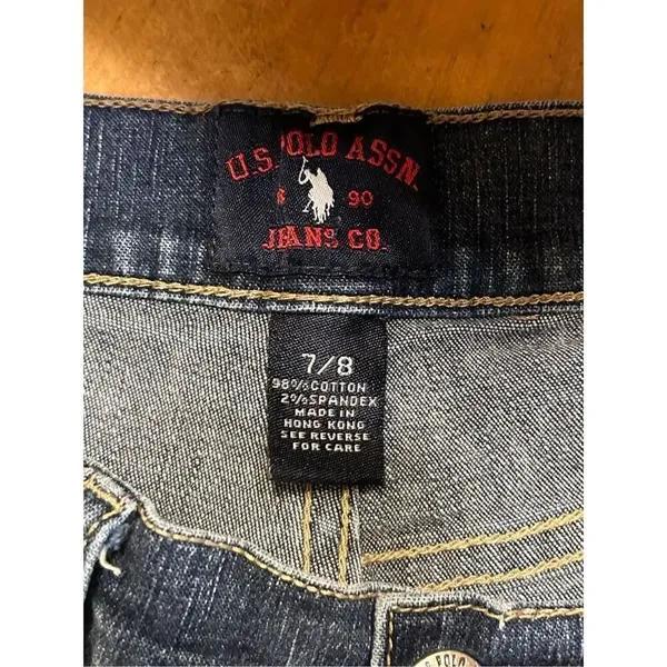 US Polo Assn. Jeans Women's 7/8 Blue Cotton Blend (4593) - Image 7