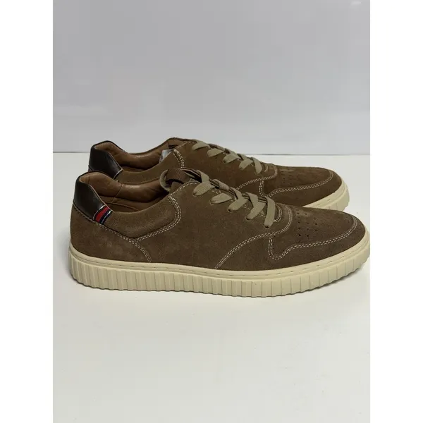Four Brothers The Nice Oxford Brown Leather Lace-Up Casual Sneakers Men's 8 New - Image 2
