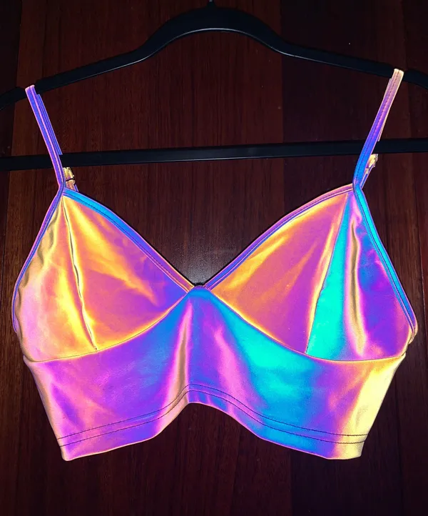 Reflective Crop Top Size M - Image 3