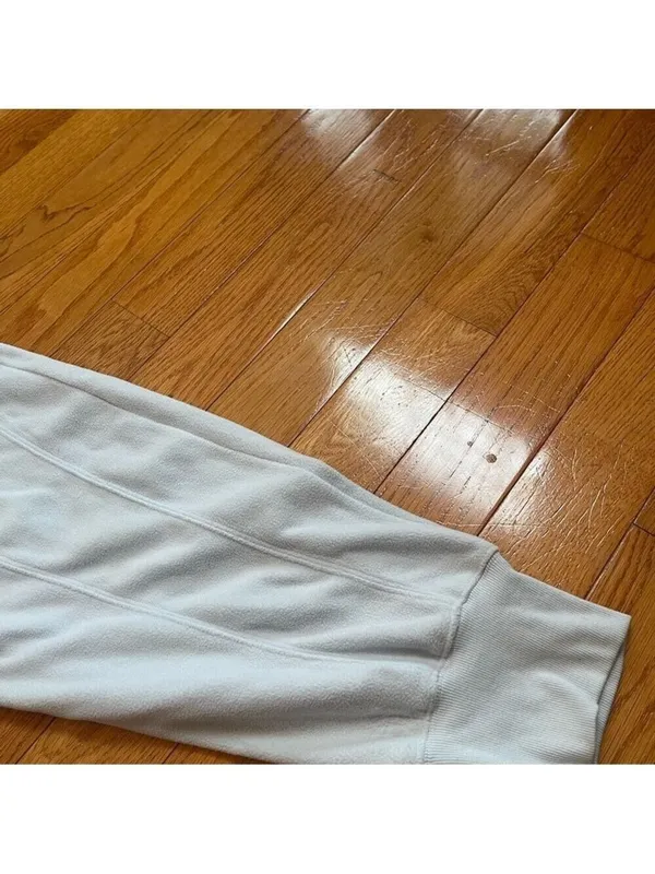 Free People Movement Make It Count jumpsuit romper fleece pants blue Sz M - Image 15