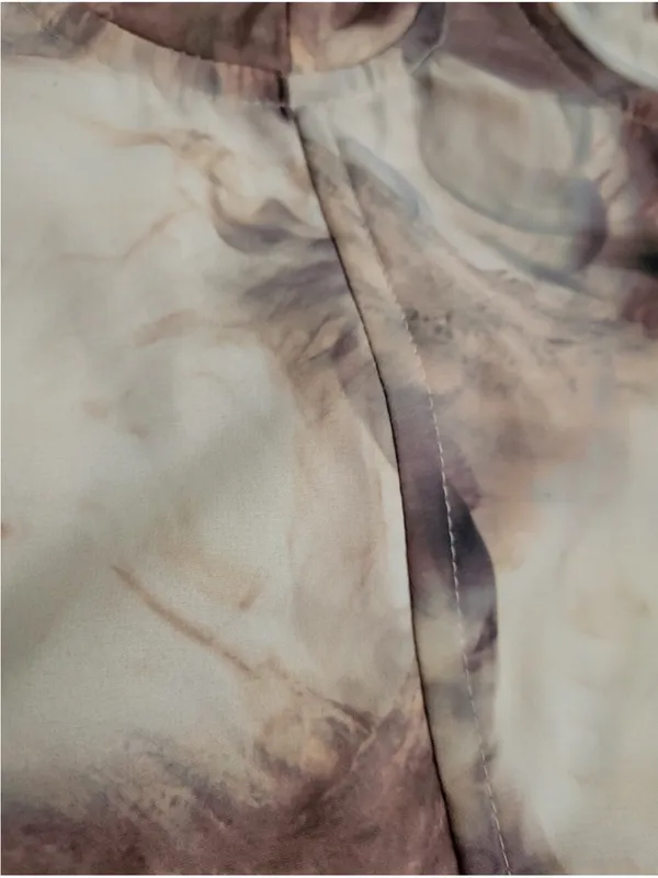 PrettyLittleThing Marble-Print Bustier Top - Image 3