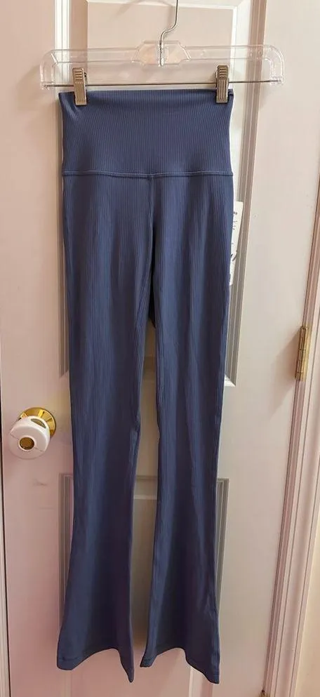 LULULEMON ALIGN RIBBED MINI FLARE SIZE 0 - Image 2