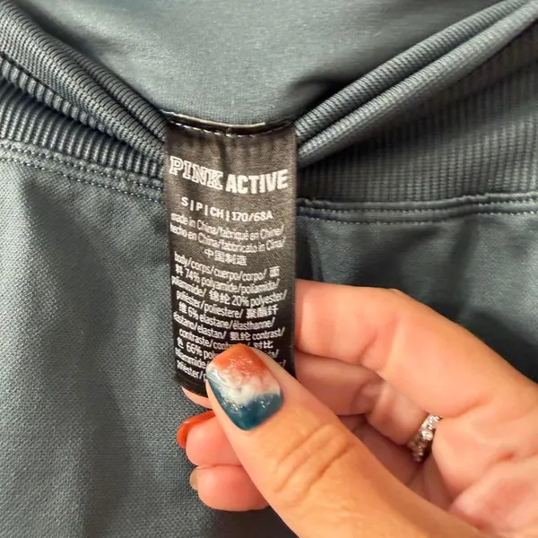 Victoria-s-secret-pink Women's Blue and Green Leggings - Image 3