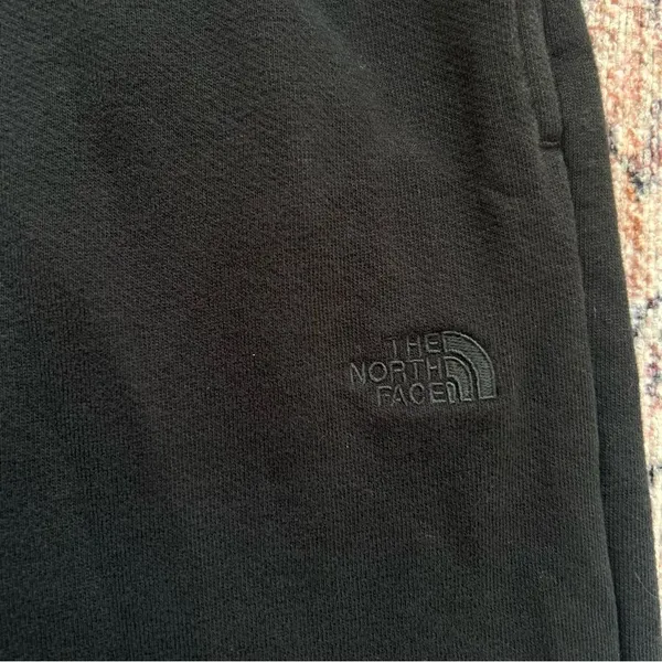The North Face High Rise Black Women’s Jogger Sweatpants Size Medium Black Logo - Image 4