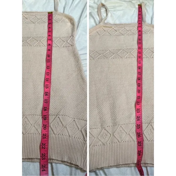 Hello Molly VENUS RETROGRADE KNIT DRESS BEIGE women’s size xs xsmall / size 2 - Image 8