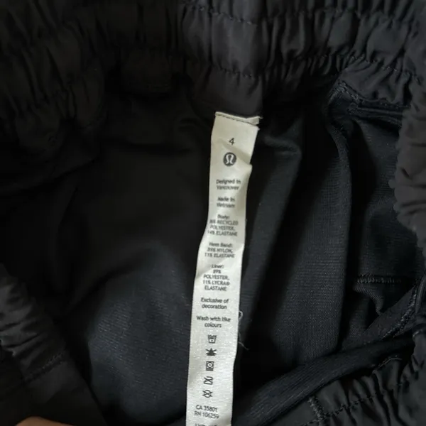 Black Lululemon hotty hot shorts  - Image 4