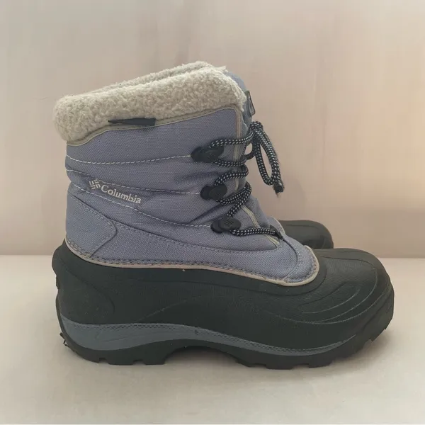 Columbia Cascadian Trinity Winter Snow Boots Womens 7 Blue Insulated Waterproof - Image 2
