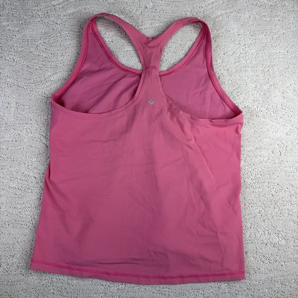Women's‎ Lululemon Size 10 Pink Racerback Athletic Sports Tank Top - Image 2