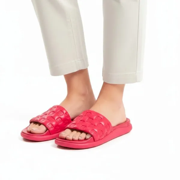 Michael Kors Rubin Red Finnie Slide Sandals, US7 - Image 4