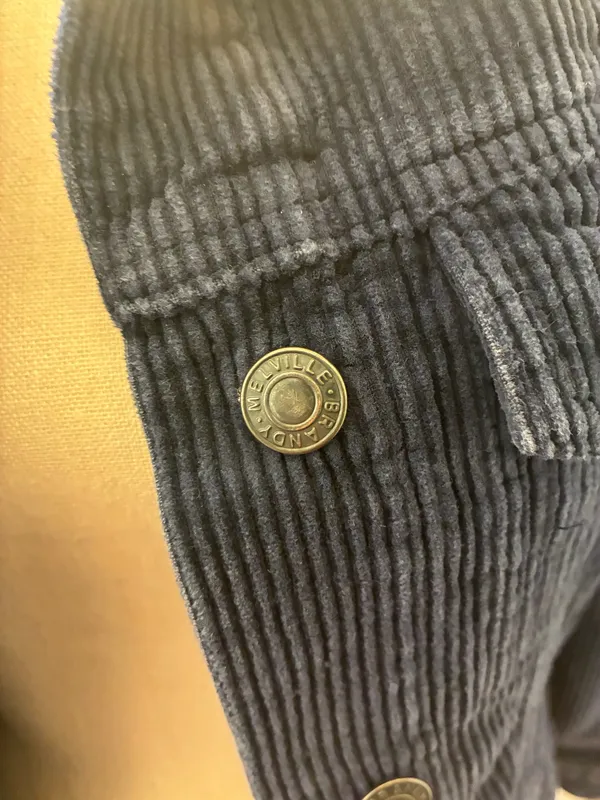 Brandy Melville Corduroy Jacket blue navy  - Image 3
