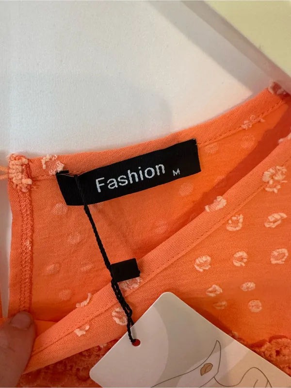 Bright Orange Ruffle - Image 2