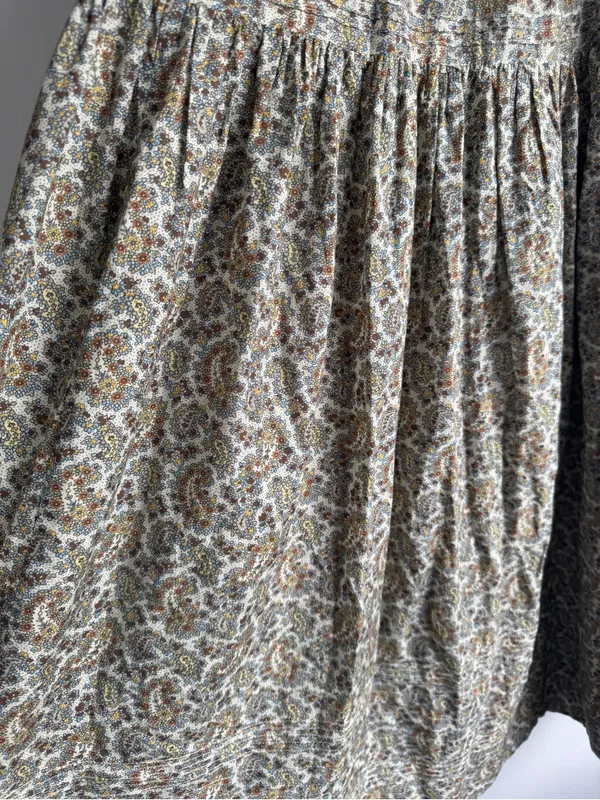 ✨like new✨ Dôen Rosamund Dress in Cream Tilbury Paisley Size XS Puff Sleeve - Image 7