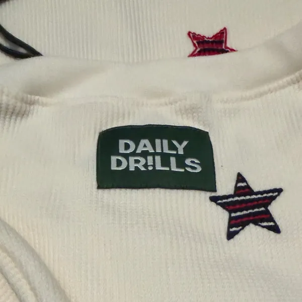 🆕 Daily Drills | Thermal Sleep Set | Cream + Stars | Sz: M/L - Image 9