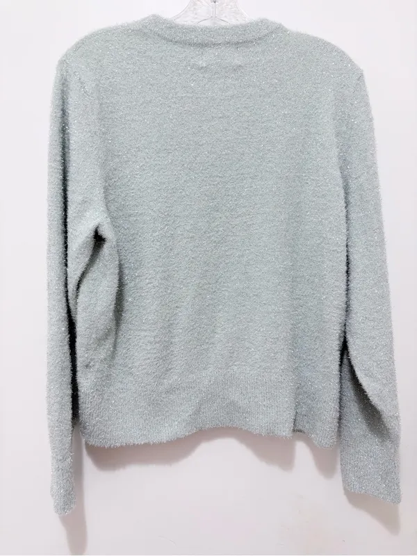 Old Navy Eyelash Shine Sweater Briny Water‎ Large NWT - Image 6