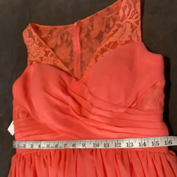 Woman’s A-Line V-Neck Chiffon Prom or Formal Dress Size L NWT - Image 7