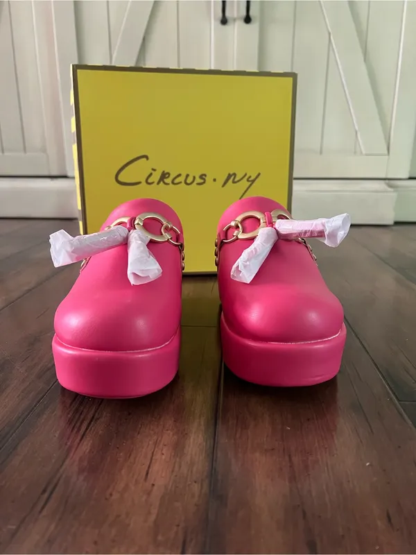 NIB - Sam Edelman Circus NY Pink Jinger Platform Clogs - Size 7 - Image 4