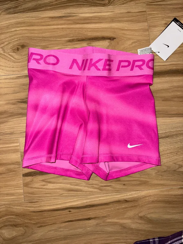 Nike Women's Pro 3" Pink Spandex - Image 3