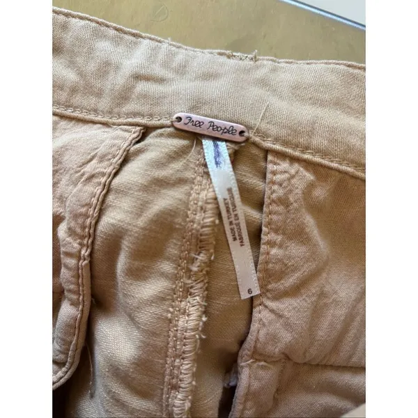 Free People Billie Chino Shorts Womens 6 Pockets - Image 2