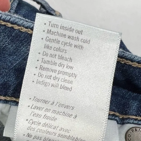 PAIGE Keely Destructured Skinny Distressed Jeans Size 29 - Image 12