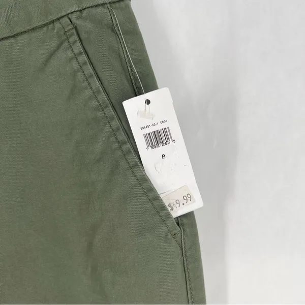 GAP Slim City‎ Olive Green Stretch Cotton Pant NWT Size 8 - Image 3