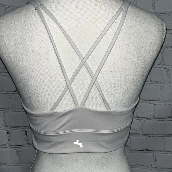 Joy Lab - White Strappy Exercise Bra - M - Image 3