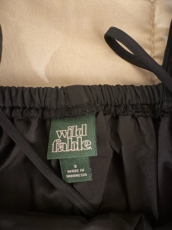 wild fable Black Bubble Mini Dress - Image 2