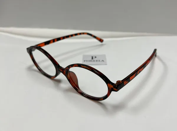Small Oval Leopard Glasses Multi - Image 2