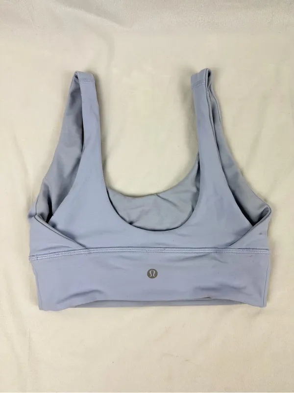 Lululemon Align Reversible Sports Bra Pastel Blue Women's Size 4 W2CYOS - Image 4