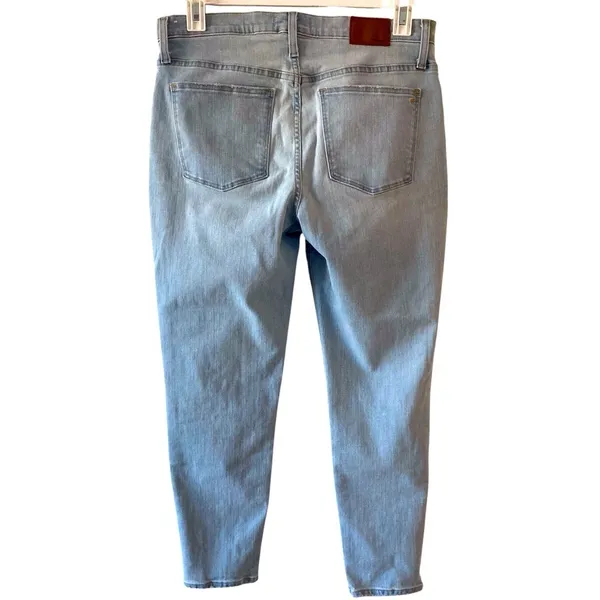 Madewell 9” Mid-Rise Skinny Crop Jeans – Asbury Wash – Size 31 - Image 11