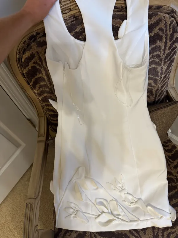 FashioNova White dress - Image 6