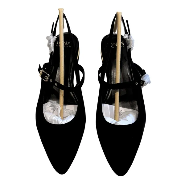 Jones New York Women's Quinema Slingback Mary Jane Flats in Black, Size 9 - Image 2