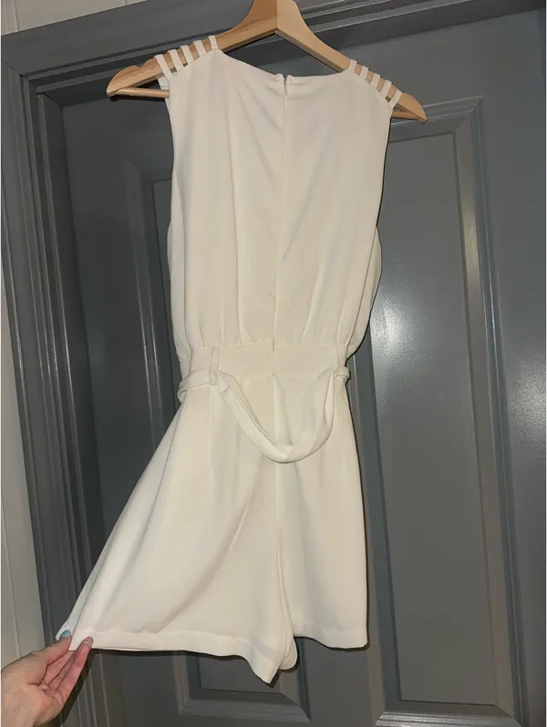 Monteau White Romper - Image 4