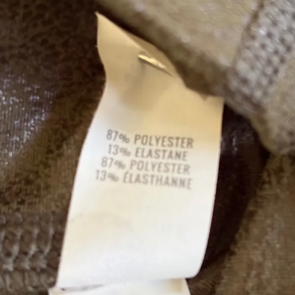 OFFLINE by Aerie Crackle Metallic High Waisted Leggings Olive Green‎ XS - Image 11