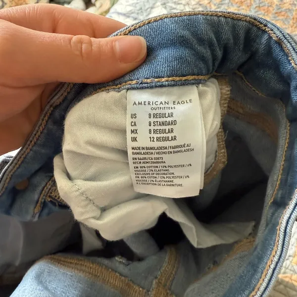 American Eagle Outfitters Blue Skinny Jeans - Image 4