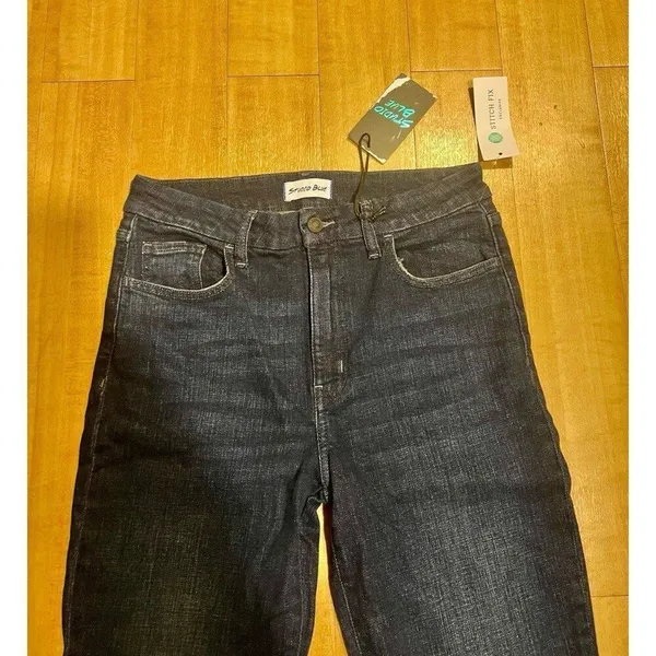 Studio Blue NWT Women Size 28 Boot Cut Flare Denim Jean Boho Western Festival - Image 6