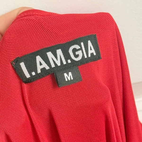 I.AM.GIA Kammy Skirt Red Valentine Romantic‎ Cut Out Strappy Night Out Medium - Image 5