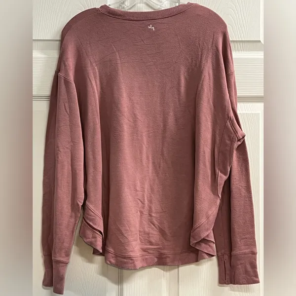 JoyLab Dusty Rose Sweatshirt with Thumb Holes - Size XL - GUC - Image 2