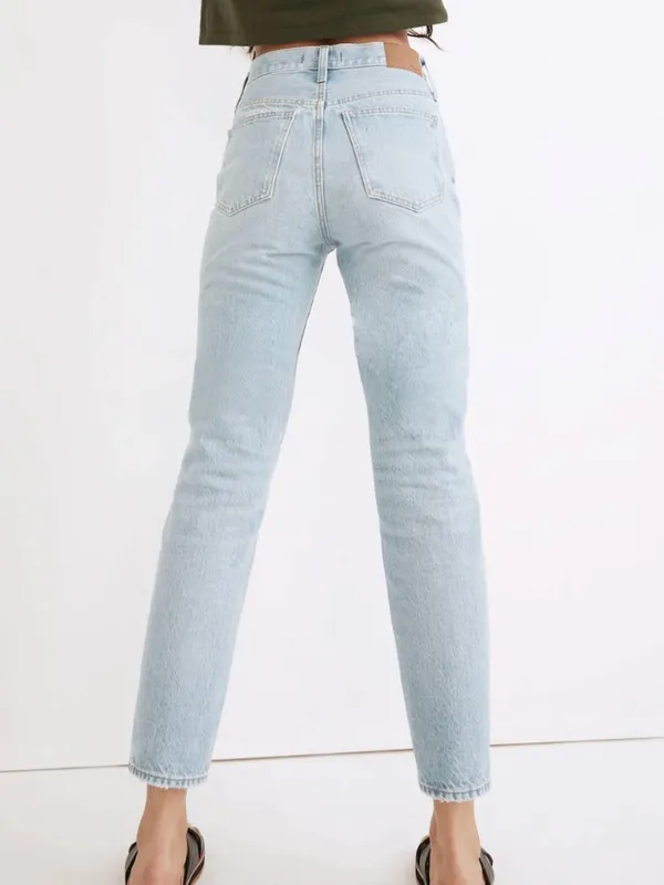 Madewell The Perfect Vintage Jean Light Denim‎ Distressed 24 - Image 3