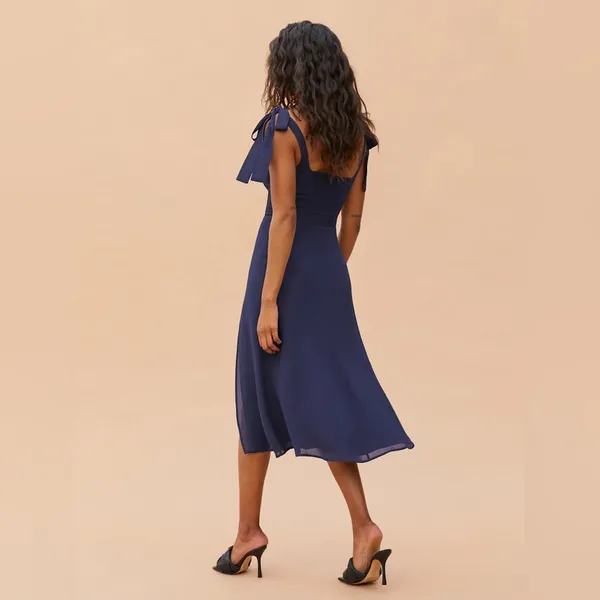 ⚡️Reformation Twilight Dress in Danube, Size 4, NWT - Image 4