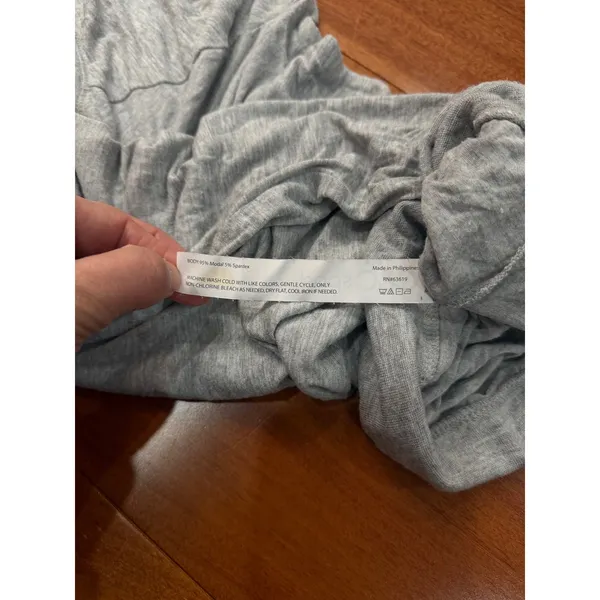 C&C Sport Gray Long Sleeve Top Women‎ Size L Casual Athletic Shirt - Image 3