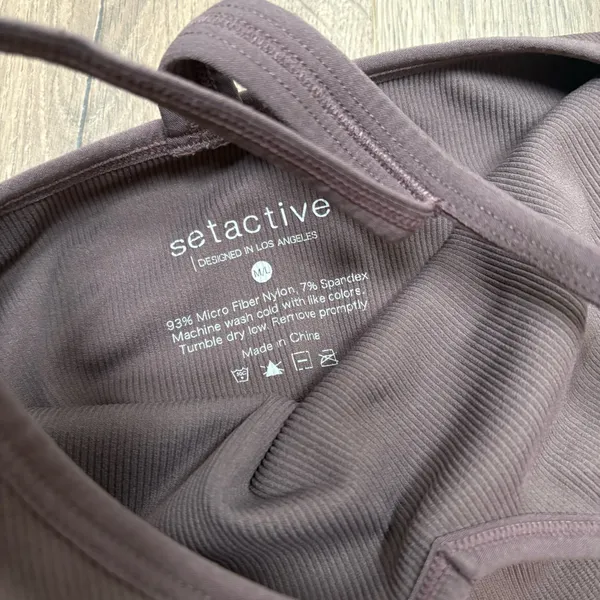 Set active ribbed tank top - Image 2