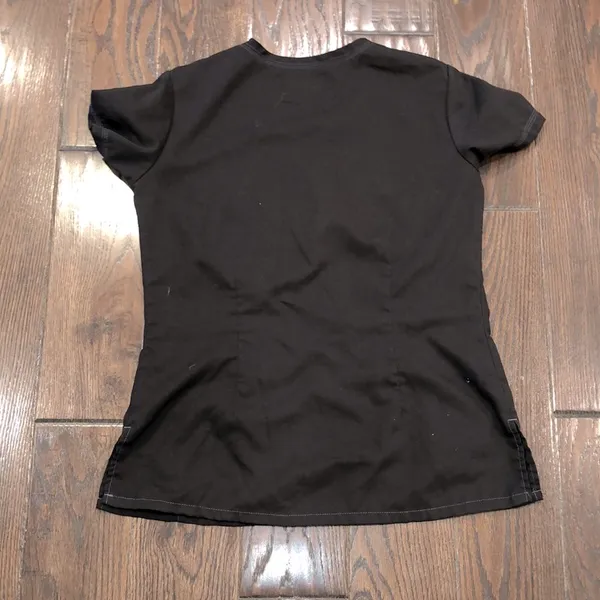 Greys anatomy nurses scrub top size small in black color - Image 4